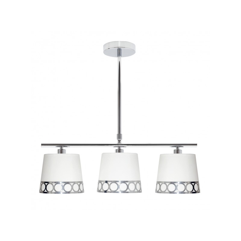 Lámpara Dalia plata 3xE14 Fabrilamp